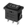 uxcell Rocker Switch, Black, Push Button Switch, 3-Pin 21x15MM SPST