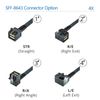 10Gtek Mini SAS 6G Internal HD SFF-8643 to 4X SATA 7pin Hard Disk Data Server Raid Cable, 0.5 Meter