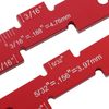 14PCS Precision Aluminum Setup Blocks for Router Table Setup Bars Height Gauge
