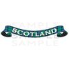 Totally Graphics Large Printed Scotland Tartan Scroll Exterior sticker