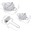 Dumpling Maker 304 Stainless Steel Dumpling Moulds Set 1 Dumpling Skin Wrapper Maker 2 Dumpling Moulds Dumpling Wrapper Maker for the Kitchen
