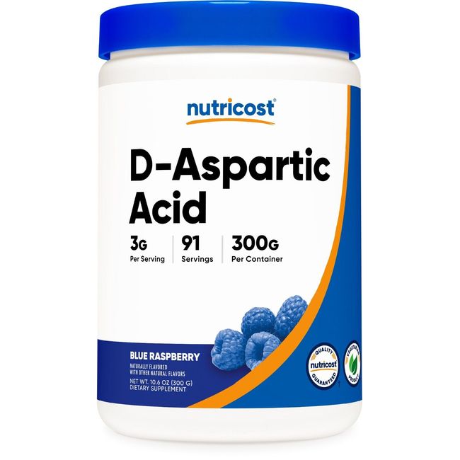 Nutricost D-Aspartic Acid 300G (Blue Raspberry)