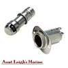 Seachoice Stainless Chart Light Cigarette Lighter Quick Connect Power Socket