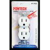 2X White AC Electric Power Duplex Wall OUTLET RECEPTACLE Residential Replacement