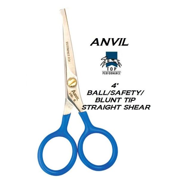 TOP PERFORMANCE ANVIL USA MADE Safety/Blunt/Ball Tip SHEAR Scissor PET GROOMING