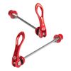CNC Quick Release For MTB/Mountain bike，Quick Release Skewer Front and Rear，Red