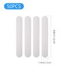 ARTIBETTER 50pcs Disposable Collar Protector Sweat Pads - White Collar Grime, 50 Pack Self-Adhesive Neck Liner Pads Feel Fresh & Dry All Day Against Collar Sweat & Stains