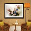 Cross stitch, oil painting, flower, C0033