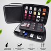Comphic Electronics Cable Organizer Bag USB Flash Drive Memory Card HDD Case Travel Case SD SDXC SDHC Card Holder Organizer