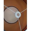Handmade Charcoal Grey Mirror Copper Metallic Lined Lampshade Lightshade All Sizes