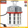 100W Linkable LED Temporary Jobsite Work Light Construction Lamp 5000K Daylight