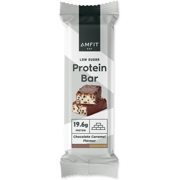 12 x Amfit Nutrition High Protein Bars - Chocolate Caramel (04/07/2024)