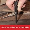 Starrett 18AA Automatic Centre Punch With Adjustable Stroke, 4" Length, 7/16" Diameter