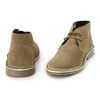 Roamers Mens 2 Eye Suede Leather Desert Boots,Sand,8UK