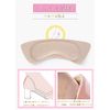 TKTTBD Anti-Slipping Pad, Heel Pad, Shoe Heel Protection Pad, Prevents Shoe Slipping, Foot Protection Pad, Adhesive, Anti-Paking, Cushioning, Shock Absorption, Anti-Slip, Shoe Blister Pain Relief, Size Adjustment, Unisex, Set of 2 Pairs (Beige)