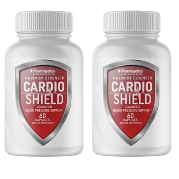 Cardio Shield Advanced Blood Pressure Support - 2 Bottles 120 Capsules
