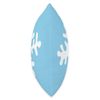 Danish Pastel Abstract Algae Modern Geometric Light Blue Throw Pillow