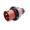 Waterproof Industrial CEE Connector Plug 4Pin 16A 400V 3P+E IP67