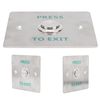 Changor Push to Exit Release Touch Button, Door Opener Contact Exit Options for Access Control Lock for Hotels, Hospitals