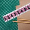 Wacky Pineapples Pattern 12 Inch Standard and Metric Plastic Ruler