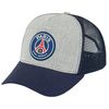 PSG - Collection Paris Saint-Germain PSG Cap, Navy/Grey, One Size, gray