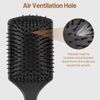 Hair brush,Black(Pack of 2)
