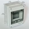 Waterproof Electrical Circuit Breaker Distribution Box IP65 HT-5Way by UnitedCSS