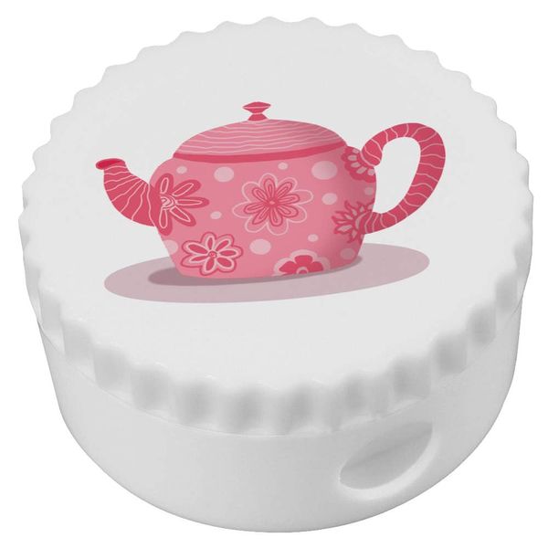 'Funky Teapot' Compact Pencil Sharpener (PS00047092)