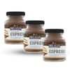 DeLallo Instant Espresso Powder, 1.94 Oz. Jar, Baking, Coffee Drinks (3-Pack)