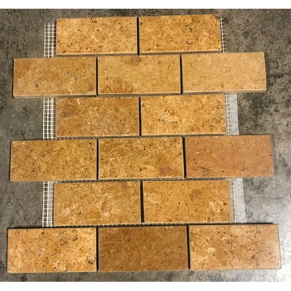 Brown Mosaic Tile Ideal for Backsplash or Other Projects (See Description)
