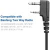 Baofeng BF-S112 Two Way Radio Speaker,Black, Auxiliary