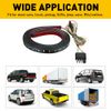 LED Single Row Truck Tailgate Bar 60" Light Strip Universal Red/White Waterproof