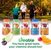 Lifeable Glucose - Great Tasting Fruit Flavor Gummy - 90 Count