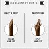Beauty & Crafts- 5'' German Beard Mustache Scissor- 2 Mustache Combs For Facial Hair with Beautiful Pouch & Tweezer - Beard Trimming Scissors For Grooming, Cutting, And Styling Of Mustache