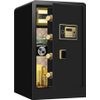 5.1 Cu.ft Safe Box Fireproof Waterproof, Home Safe Security Box W/Hidden Storage