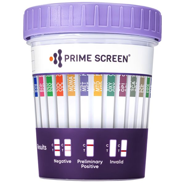 PrimeScreen - 14 Panel Instant Test Cup- Include 3 Adulterations - #TDOA-1144A3 [10 Pack]