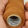 Linhasita Waxed Thread 100 g / 170 m Polyester 1 mm Thick Macrame, 30 Colours Light Brown