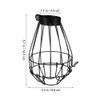 Heated Ceramic Lampshade Light Bulb Protector Cage Gold Fixture Pendant Lantern