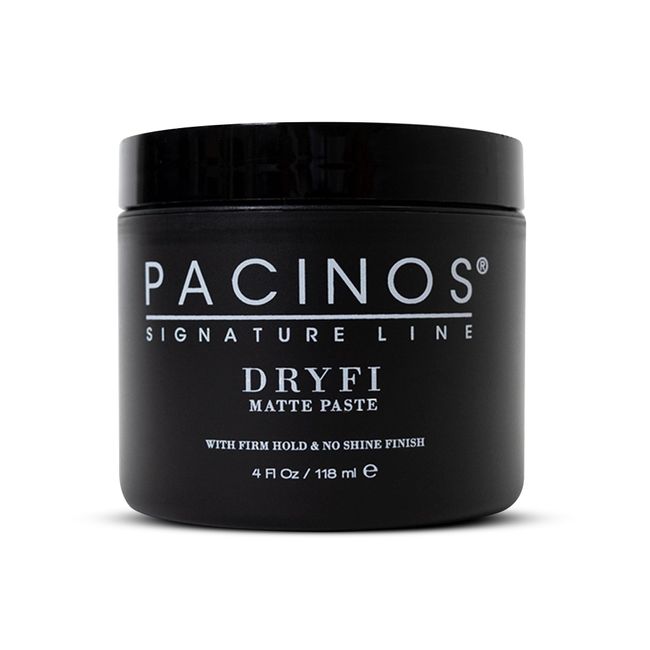 Pacinos dryfi 118ml – Matte Haarpaste Herren – kein Glanz & flexibler Halt – für Haarstyling mit natürlichem Finish & Textur – Pomade wasserbasiert - hair wax matte - haarwachs Männer