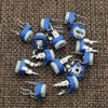 300 Pieces 15 Value 100 Ohm 2M Ohm Trimpot Variable Resistor 6 mm Potentiometer Assortment Kit
