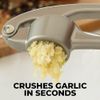 Premium Garlic Press Set – Rust-Proof, Dishwasher Safe Mincer with Peeler