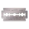 Feather Safety Razor, High Stainless Steel, Double-edged, 10 Pieces, Made in Japan, Replacement Blade, Men's, Silver, Single Item, 10 Pieces (x 1)