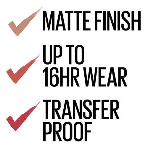 Maybelline Superstay Matte Ink Longlasting Liquid, Nude Lipstick, Up to 12 Hour Wear, Non Drying, 55 Driver