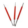 3 PCS Sculpting Tools,Clay Sculpting Modelling Tools Embossing Stylus with Double Sized Ball Tips Double End Tracing Dotting Stylus for Embossing Pattern