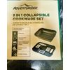 Camping Collapsible Cookware Set Adventureridge 9 in 1   with knives.
