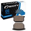 Sixity Q6 Organic Brake Pads FA65 Front Replacement Kit