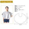 [NOELAMOUR] Shampoo Cape, Haircut Cape, Hair Dyeing Cape, Waterproof, Hair Apron, Home, Beauty Salon, Salon (Silver)