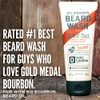 Duke Cannon Supply Co. Big American Bourbon Beard Wash (Oak Barrel Scent) Multi-Pack- Premium Ingredients, Moisturizes, Conditions, Rejuvenates, Made w/ Hops Extract & Citrus Peel Oils, 6oz (3 Pack)