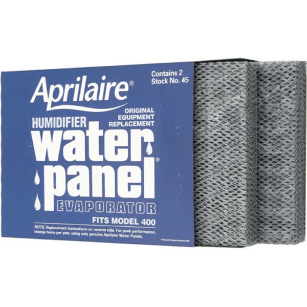 Genuine AprilAire 45 Humidifier Water Panel Filter 2 PACK for AprilAire 400 NEW