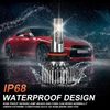 9005+H11+H11 LED Headlights Combo High Low Beam+Fog Light Conversion Kits 6Pcs
